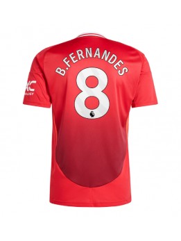 Manchester United Bruno Fernandes #8 Domaci Dres 2024-25 Kratak Rukavima